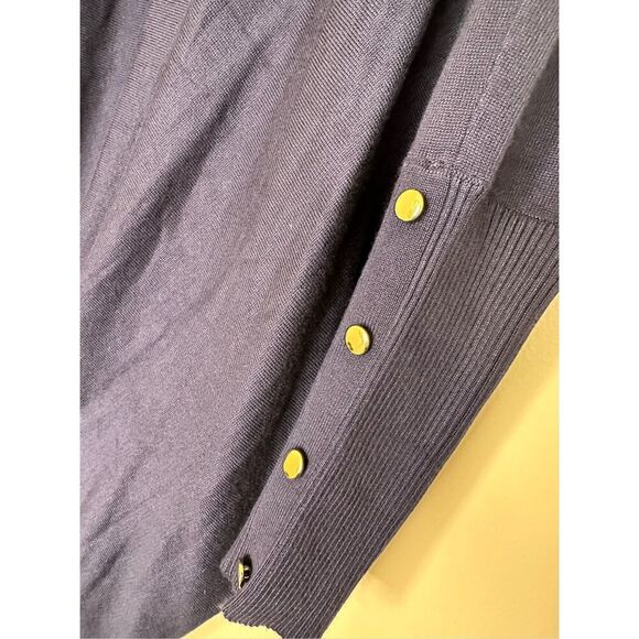 JM Collection Blue Loose Fit Sweater Size Small New - Picture 3 of 7